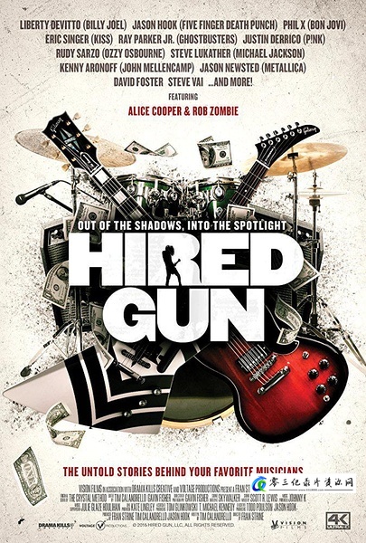 艺术纪录片《摇滚巨星的御用乐手 Hired Gun》下载-零三纪录片资源网
