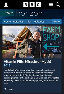 健康&医学纪录片《维生素片：神奇还是神话？ Vitamin Pills: Miracle or Myth?》下载-零三纪录片资源网